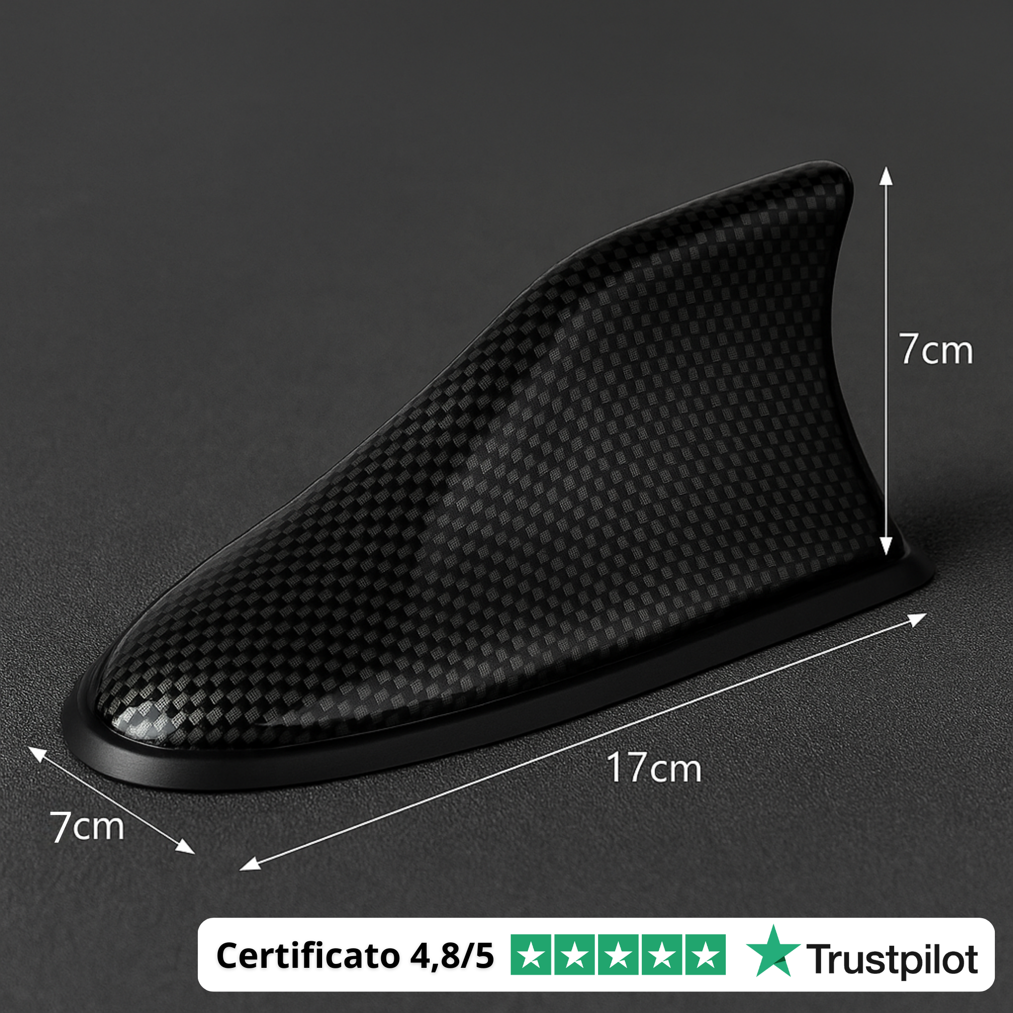 Amplificatore antenna auto Shark: migliore ricezione radio