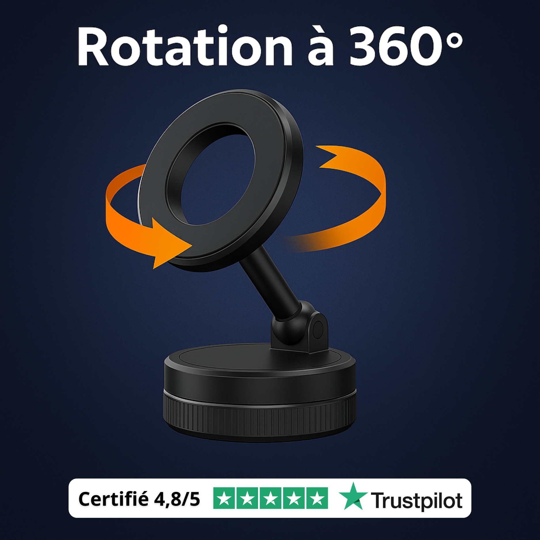 Supporto magnetico per telefono da auto – Parabrezza e cruscotto