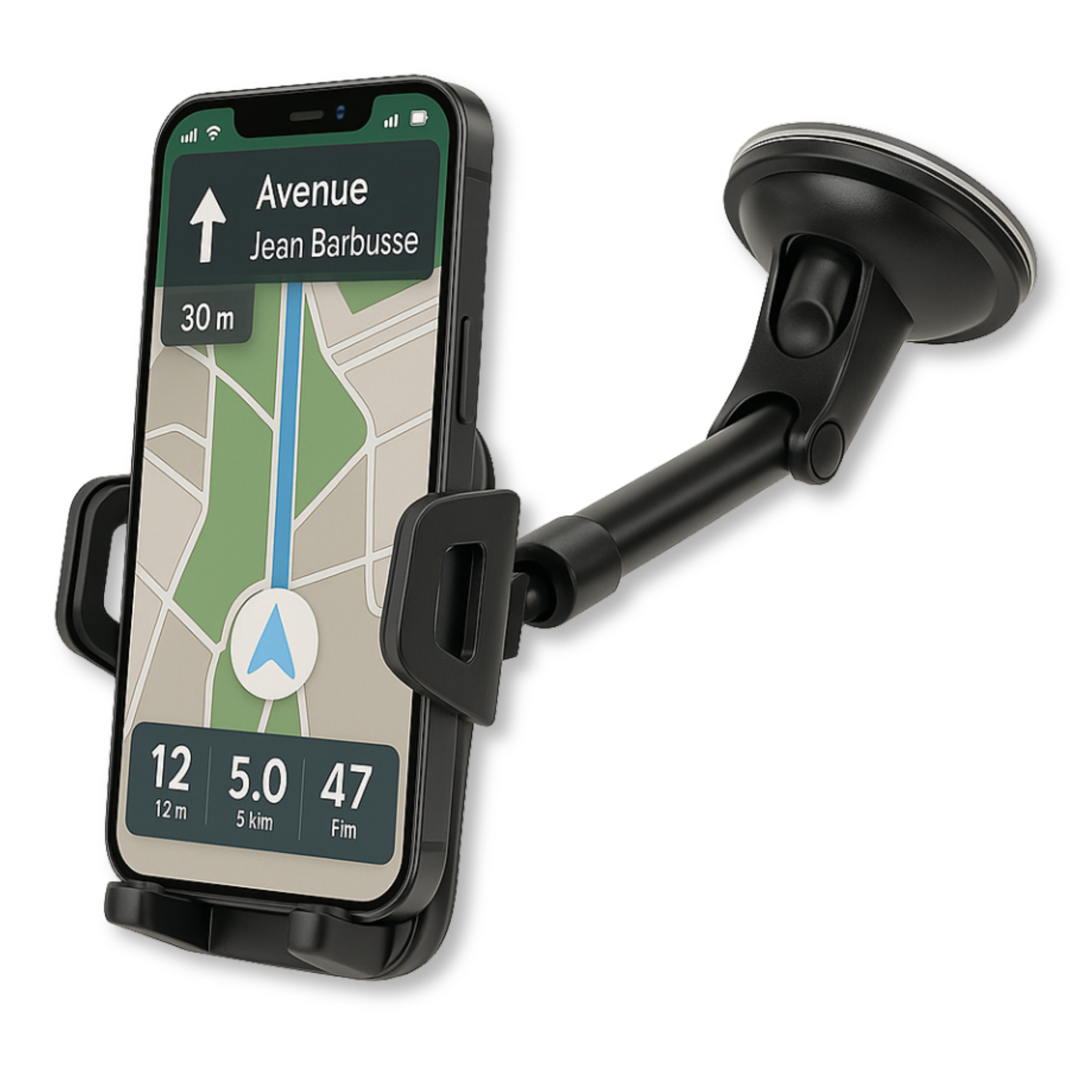 Supporto universale per telefono da auto – Ventosa a 360°