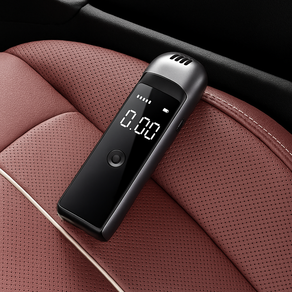 Etilometro elettronico portatile – Test accurato dell'alcol nel sangue con LED