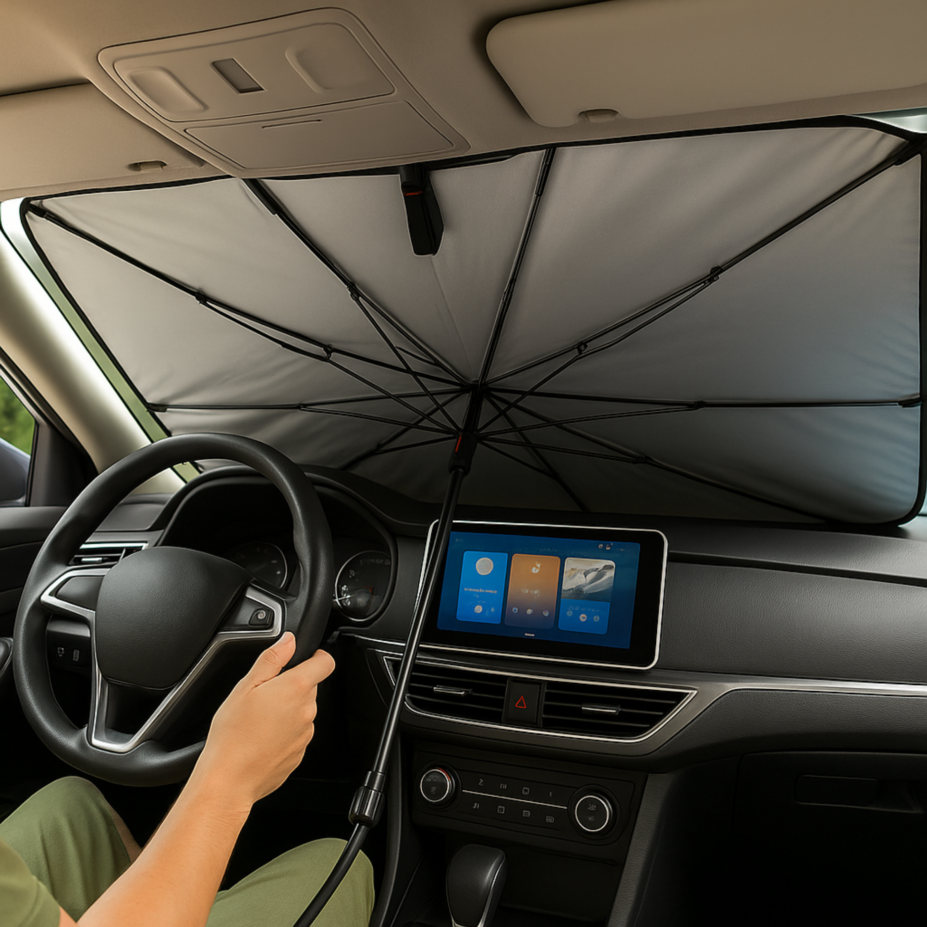 Parasole anteriore anti-calore UVX 26 PRO™ – Fino a -30°C all'interno dell'abitacolo