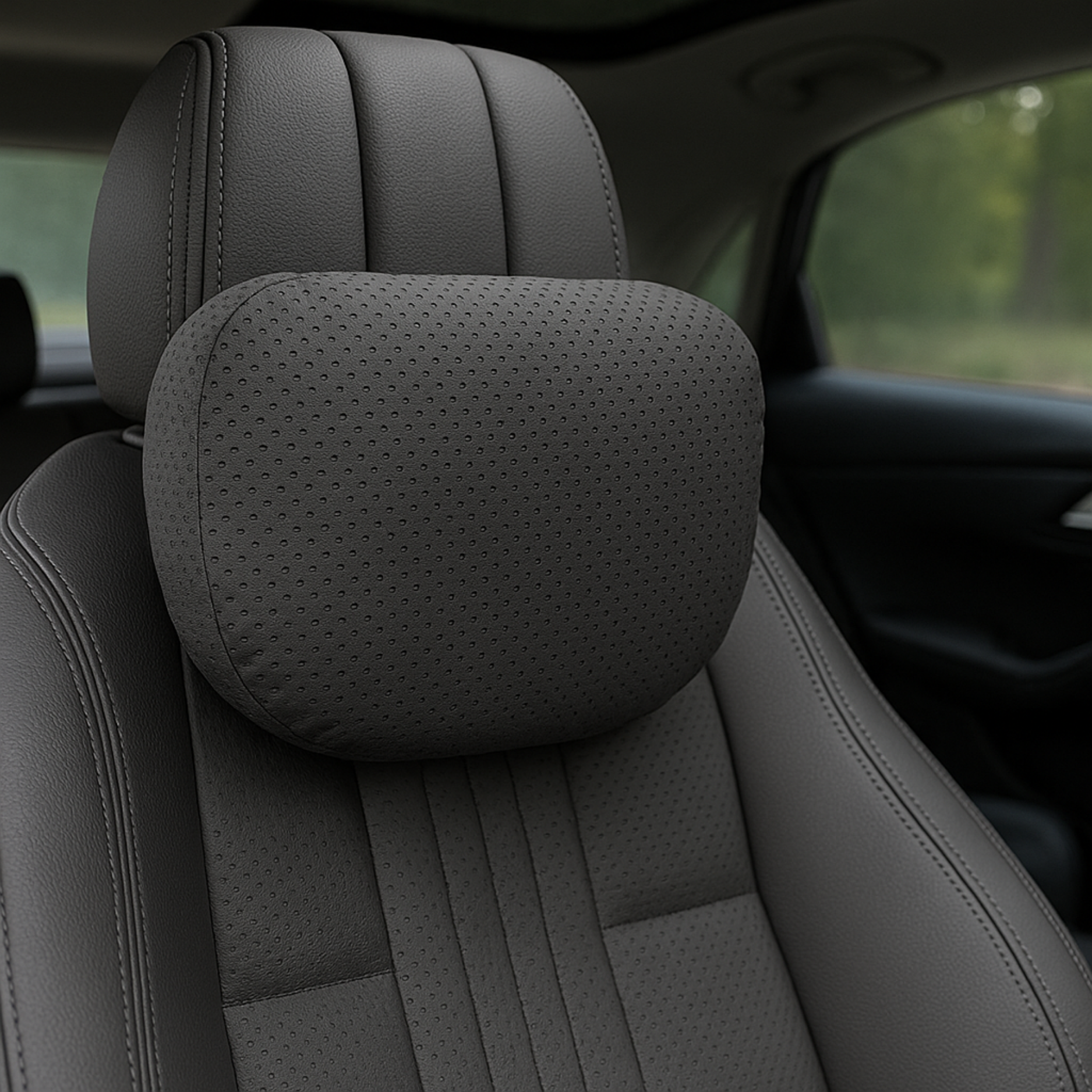 Cuscino ergonomico per il collo dell'auto - Universale e regolabile