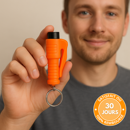 Strumento di sicurezza per auto 3 in 1: rompivetro, tagliacinture di sicurezza e martello di emergenza