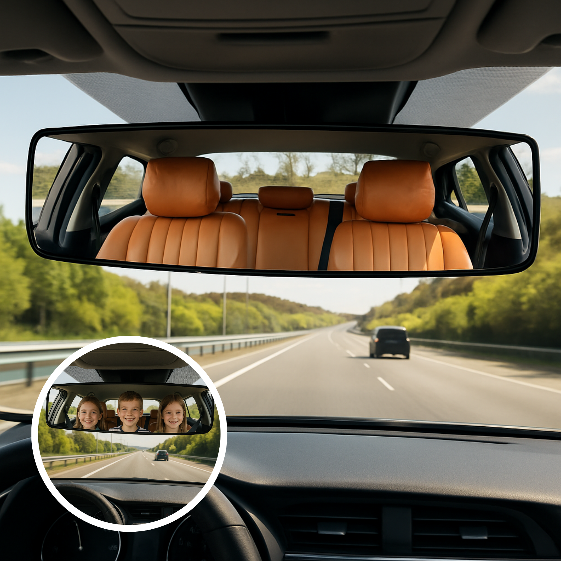 Specchietto retrovisore grandangolare per auto – Vista panoramica, installazione universale e maggiore sicurezza