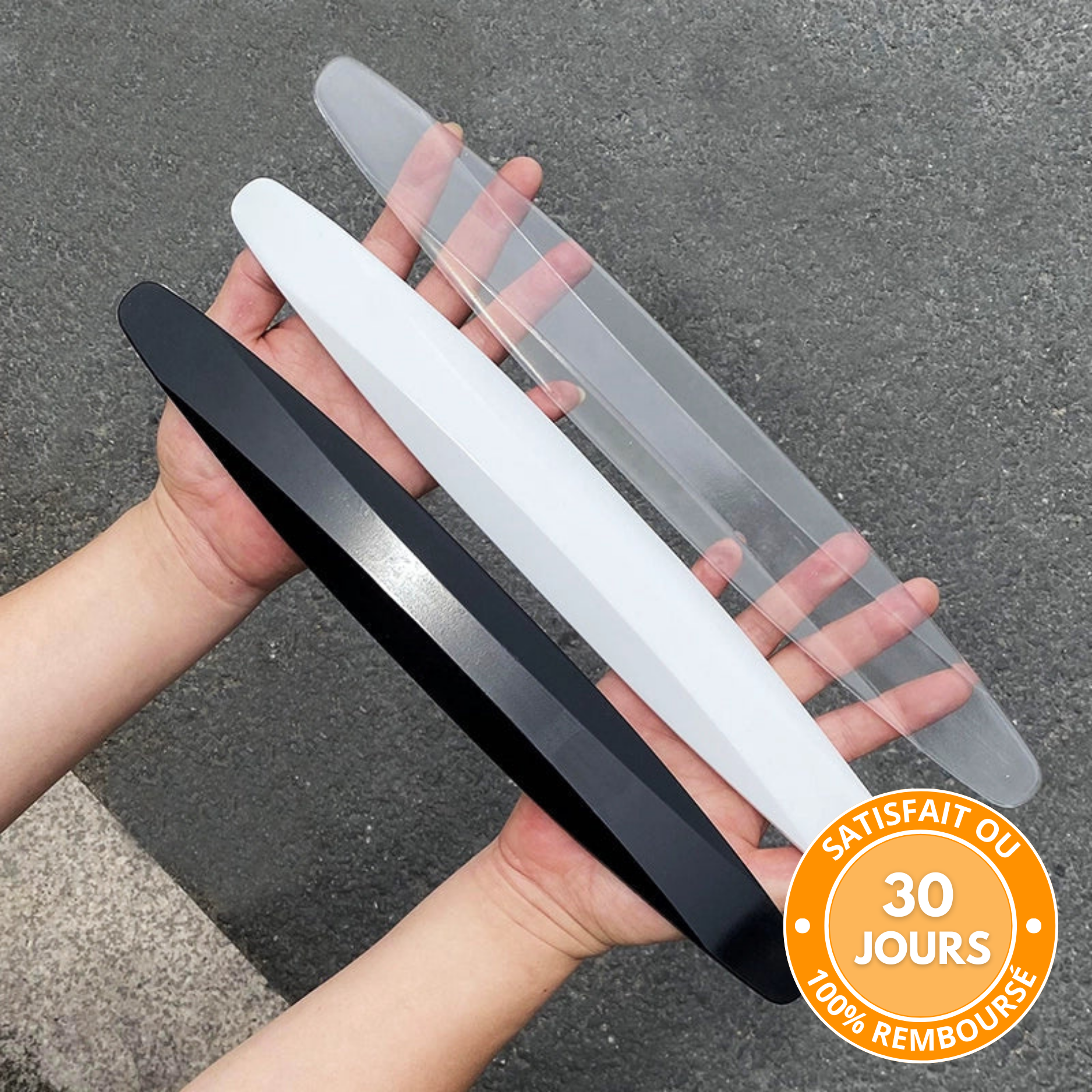 Adesivo protettivo per paraurti auto – Antigraffio anteriore/posteriore – Facile da installare