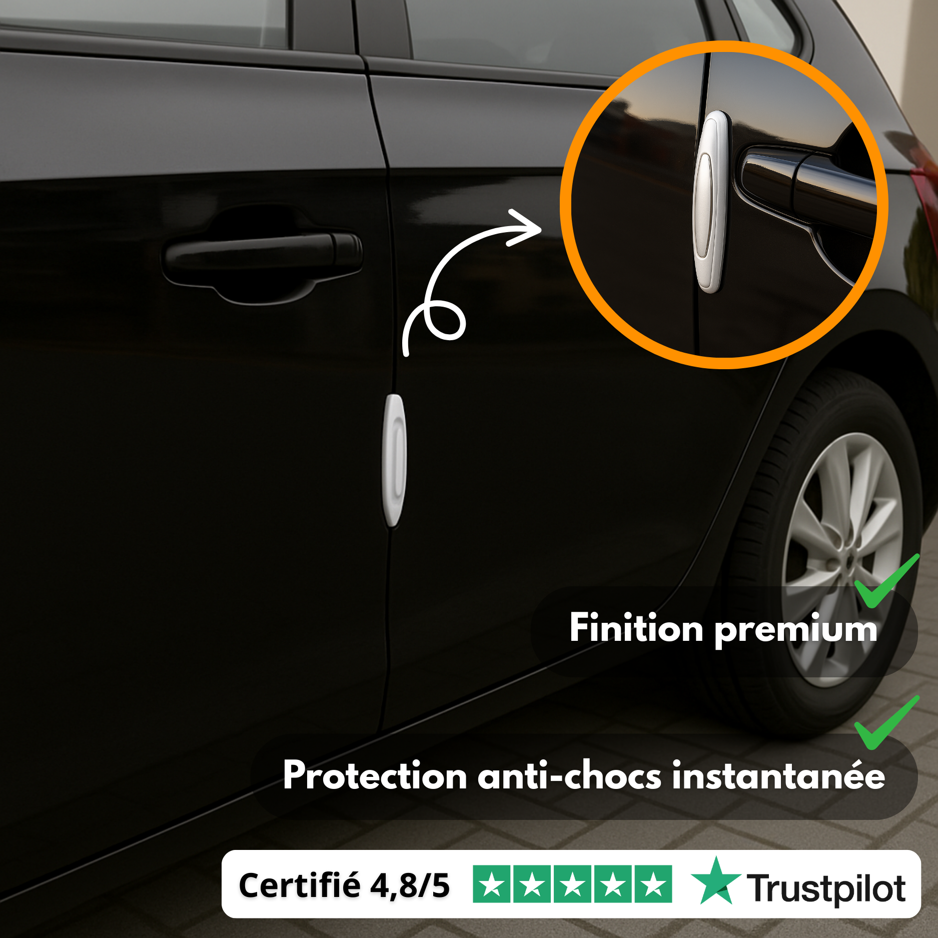 Protezione per portiera auto - Protezione antiurto e antigraffio - Compatibilità universale
