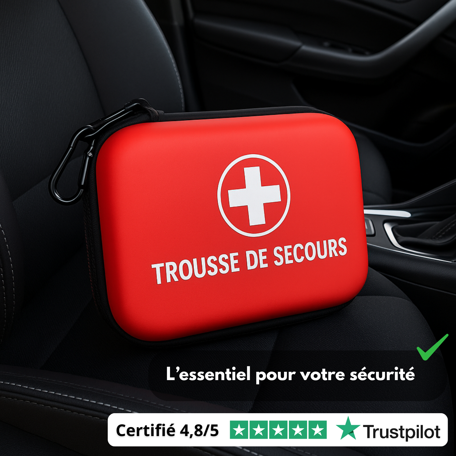 Kit di pronto soccorso portatile per emergenze: casa, auto, campeggio e viaggi