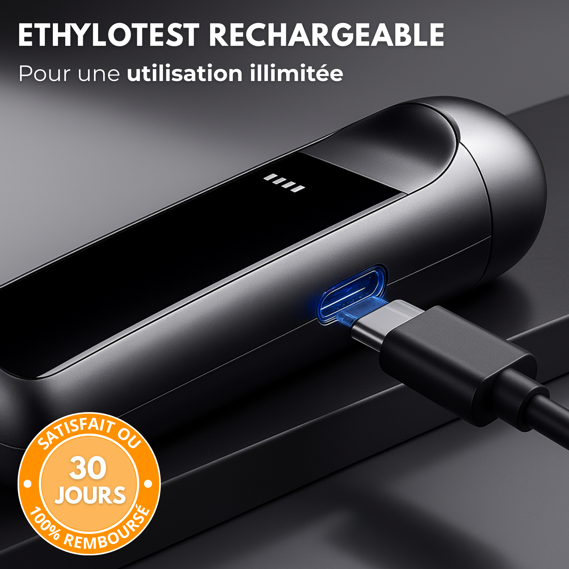 Etilometro elettronico portatile – Test accurato dell'alcol nel sangue con LED