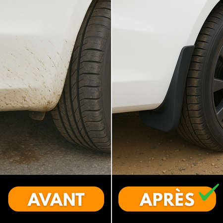 Parafanghi universali per auto (4 pezzi) – Paraspruzzi per ruote anteriori e posteriori