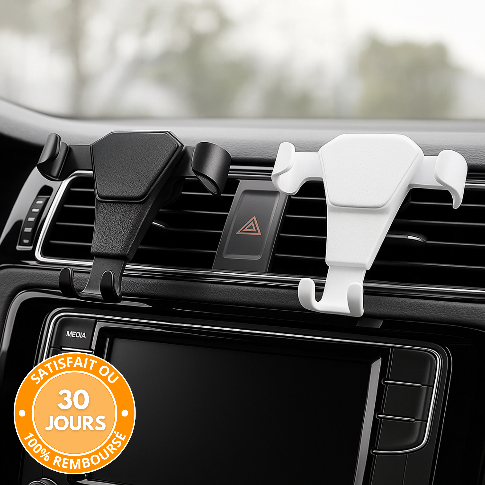 Supporto universale per telefono da auto per bocchetta dell'aria: supporto stabile e utilizzo intuitivo