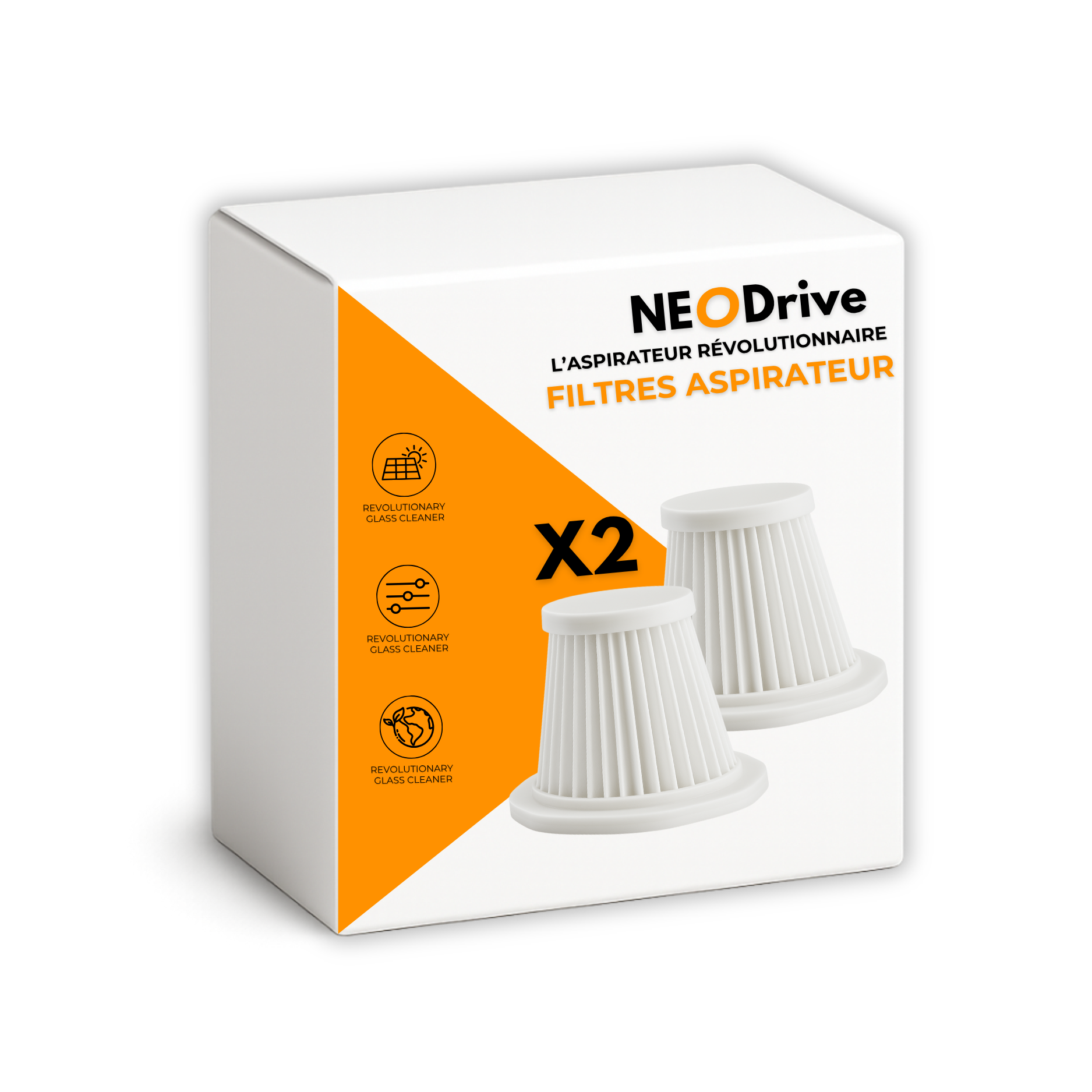 Filtri per aspirapolvere D40 PRO x2 – Lavabili e riutilizzabili | Filtro plissettato ad alte prestazioni – Durata di 6 mesi