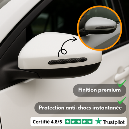Protezioni per specchietti auto – Adesivi antigraffio per specchietti esterni auto (2 pezzi)