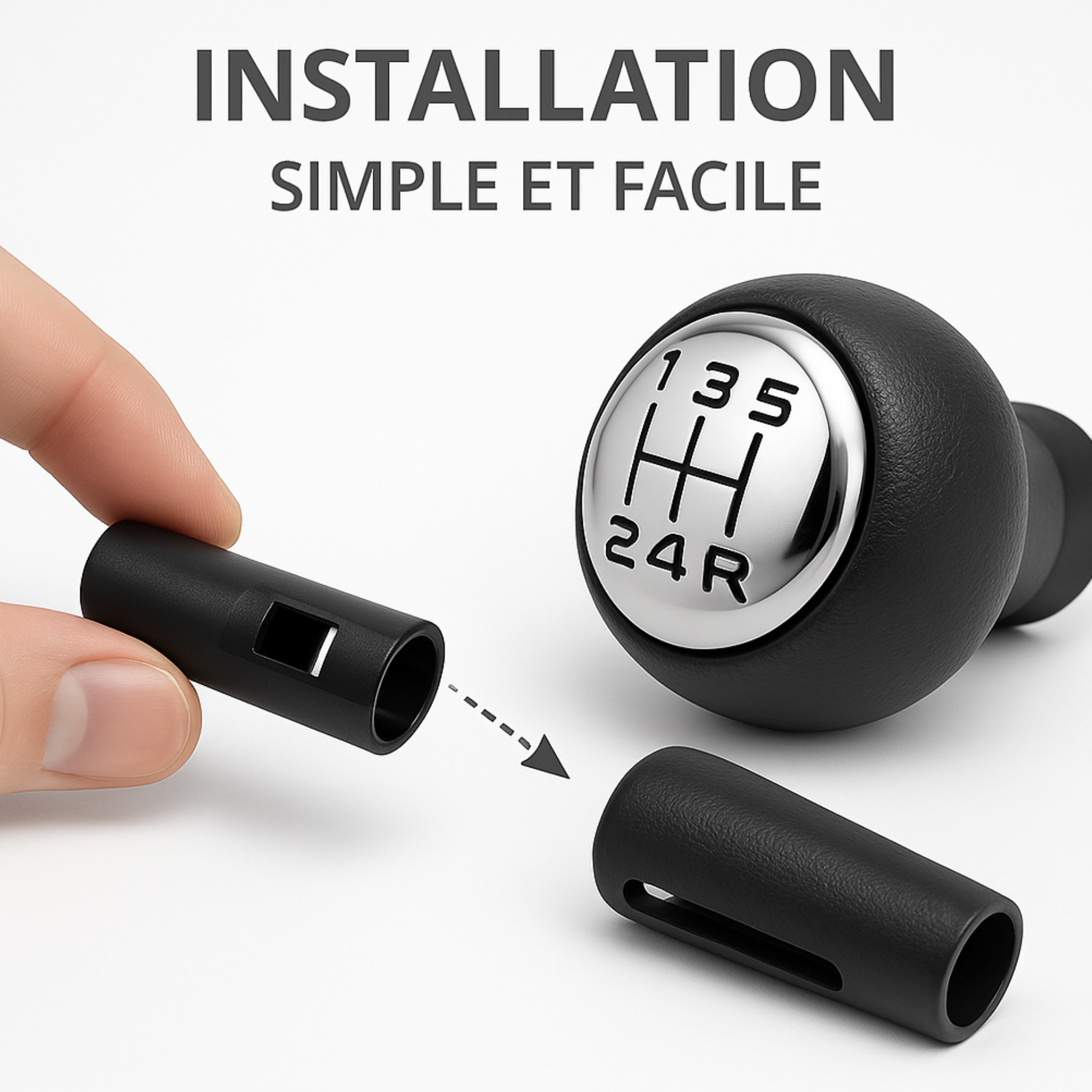 Pomello del cambio universale in alluminio per cambio manuale: ergonomico, resistente e facile da installare