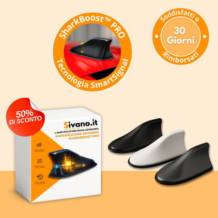 Amplificatore antenna auto Shark: migliore ricezione radio