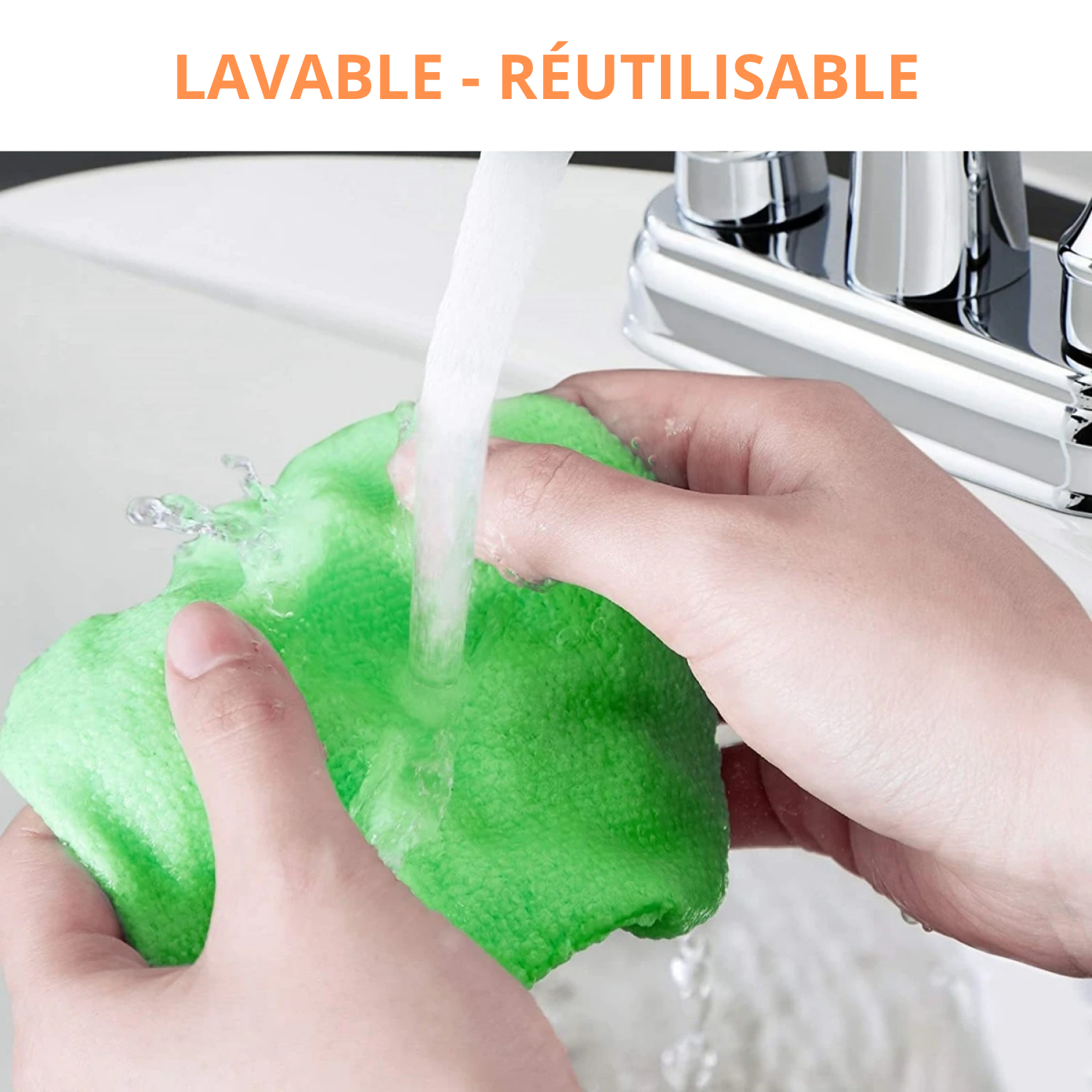 Spazzola per la pulizia del parabrezza dell'auto - Microfibra e manico lungo