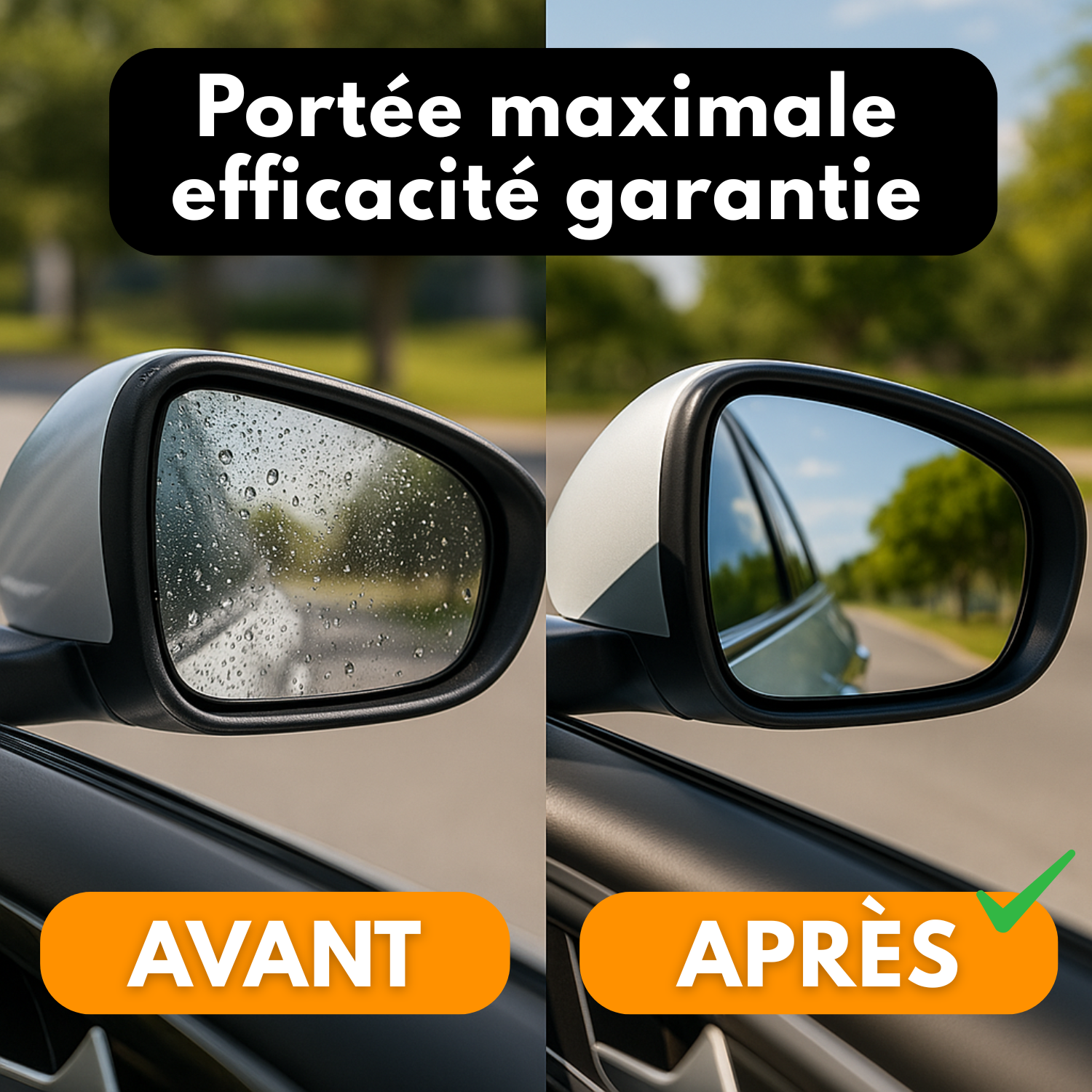 Tergicristallo telescopico per specchietto retrovisore e parabrezza – Pulitore antigoccia retrattile