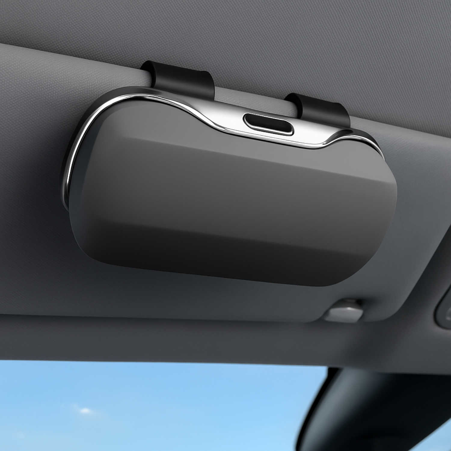Custodia per occhiali da auto – Supporto universale antigraffio per occhiali da sole – Supporto ultra stabile