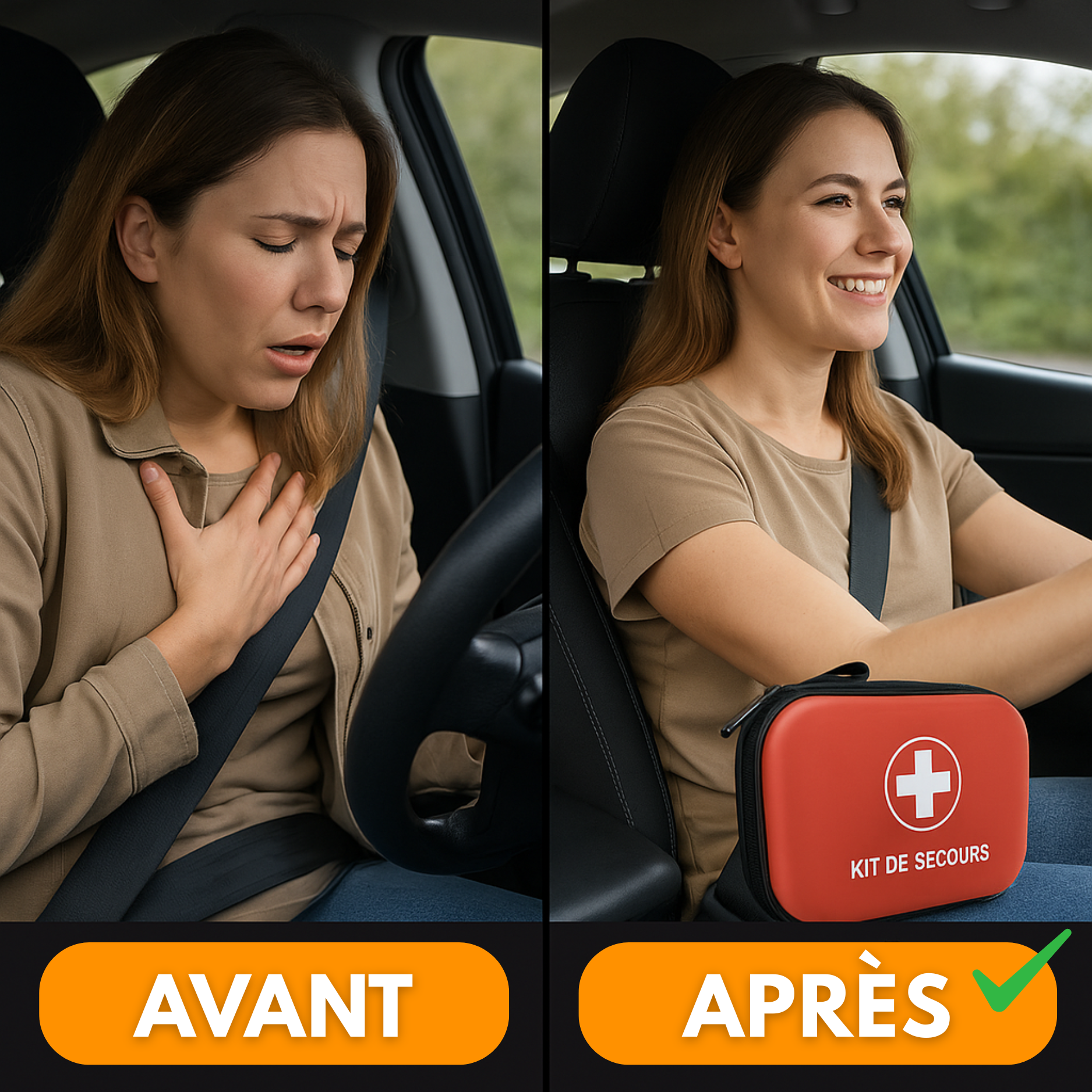 Kit di pronto soccorso portatile per emergenze: casa, auto, campeggio e viaggi