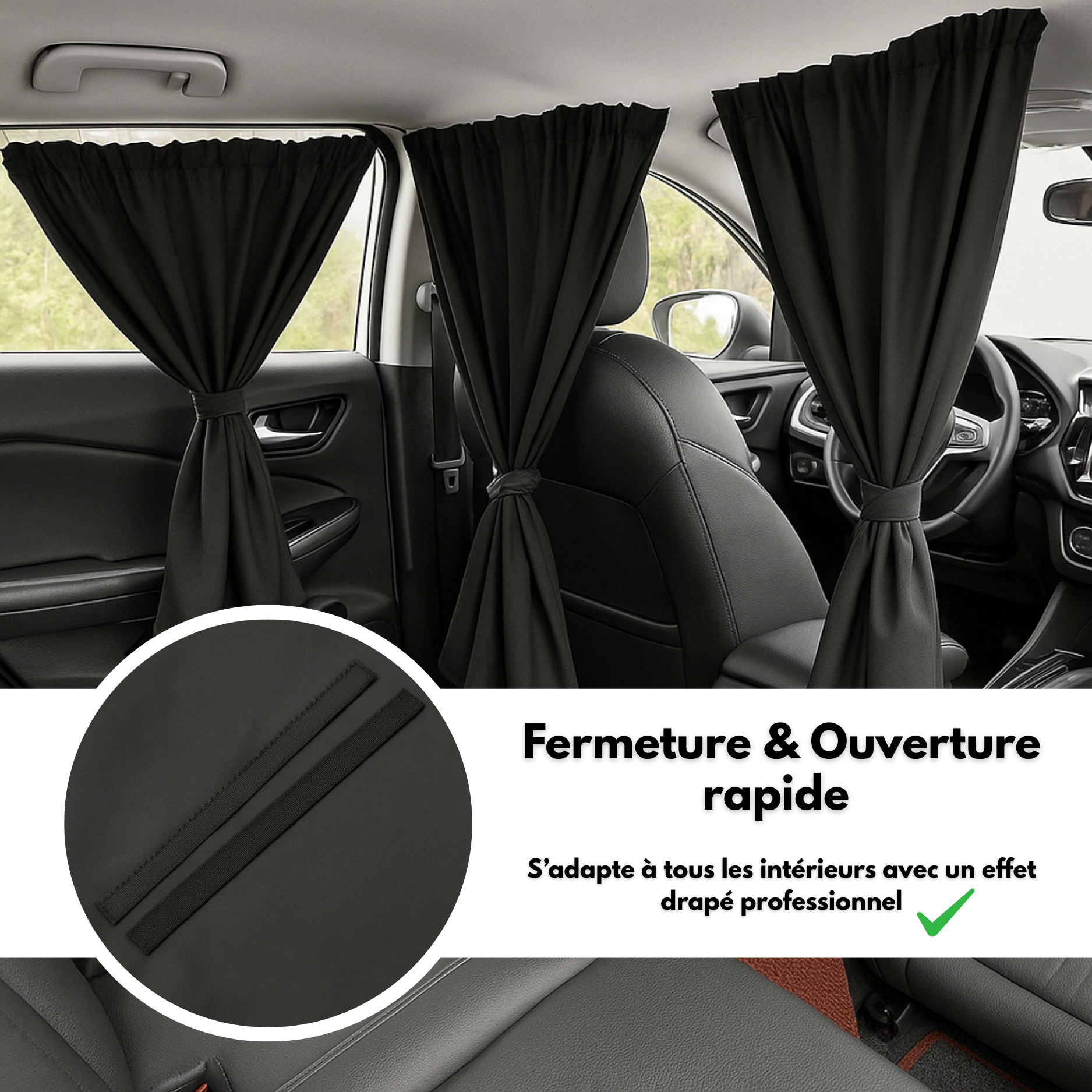 Tende per la privacy dell'auto da 4 pezzi