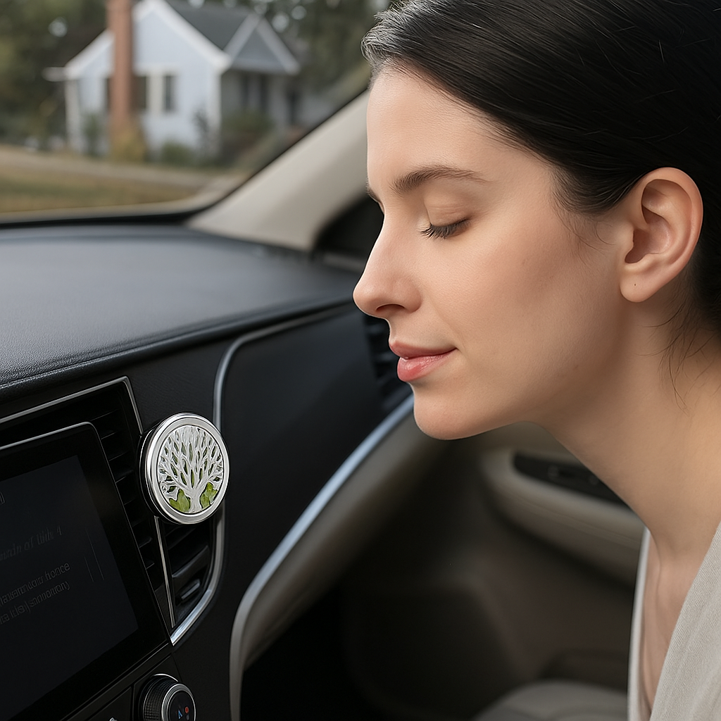 Diffusore di deodorante per auto con 10 pendenti ricaricabili