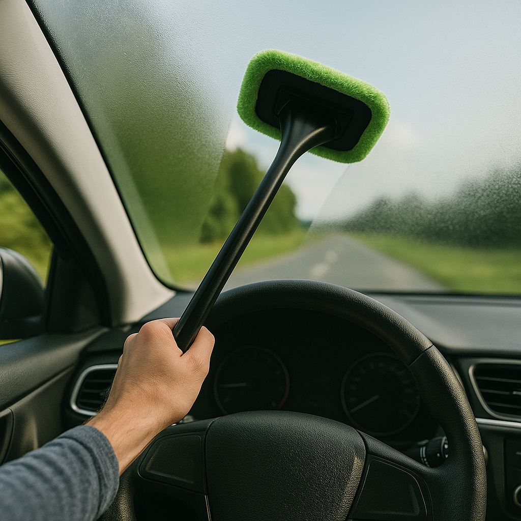 Brosse Nettoyage Pare-Brise Voiture – Microfibre & Manche Long