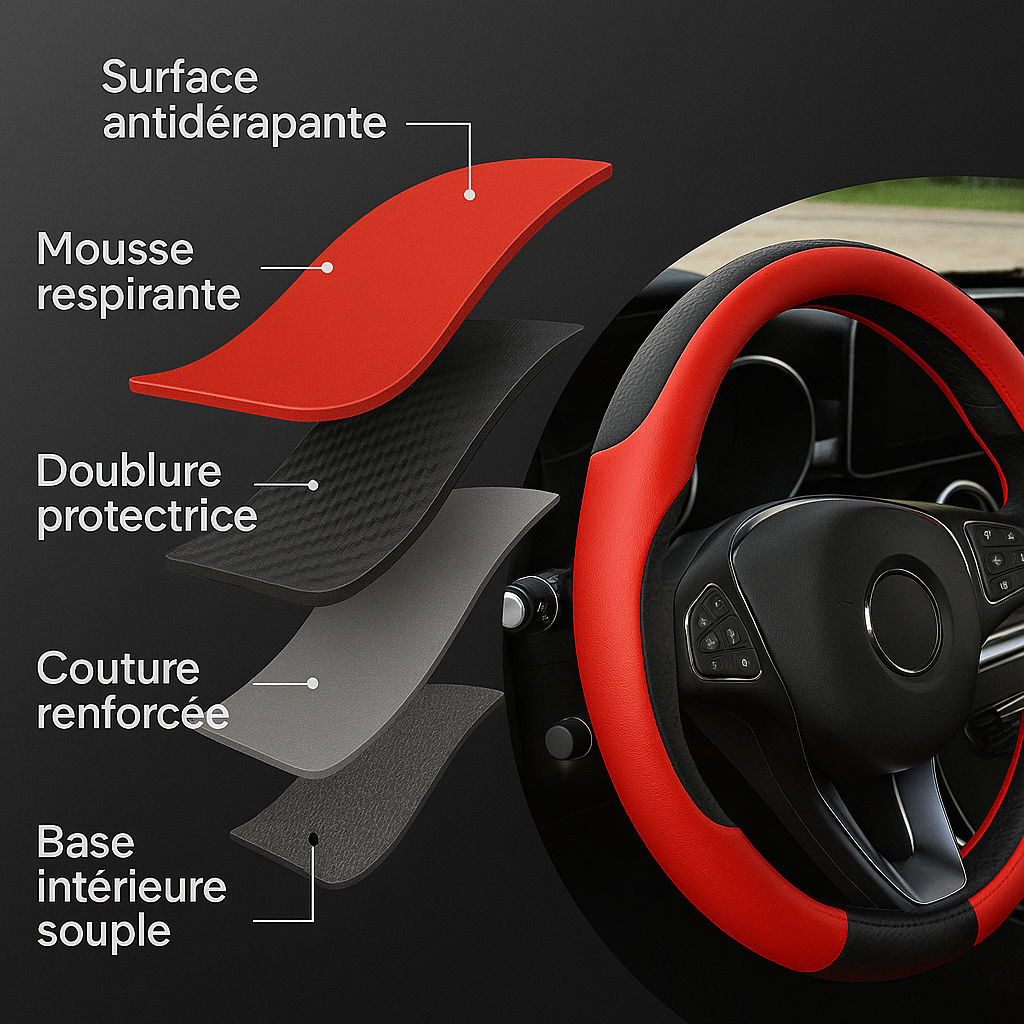 Coprivolante in pelle sintetica – Comfort ed eleganza