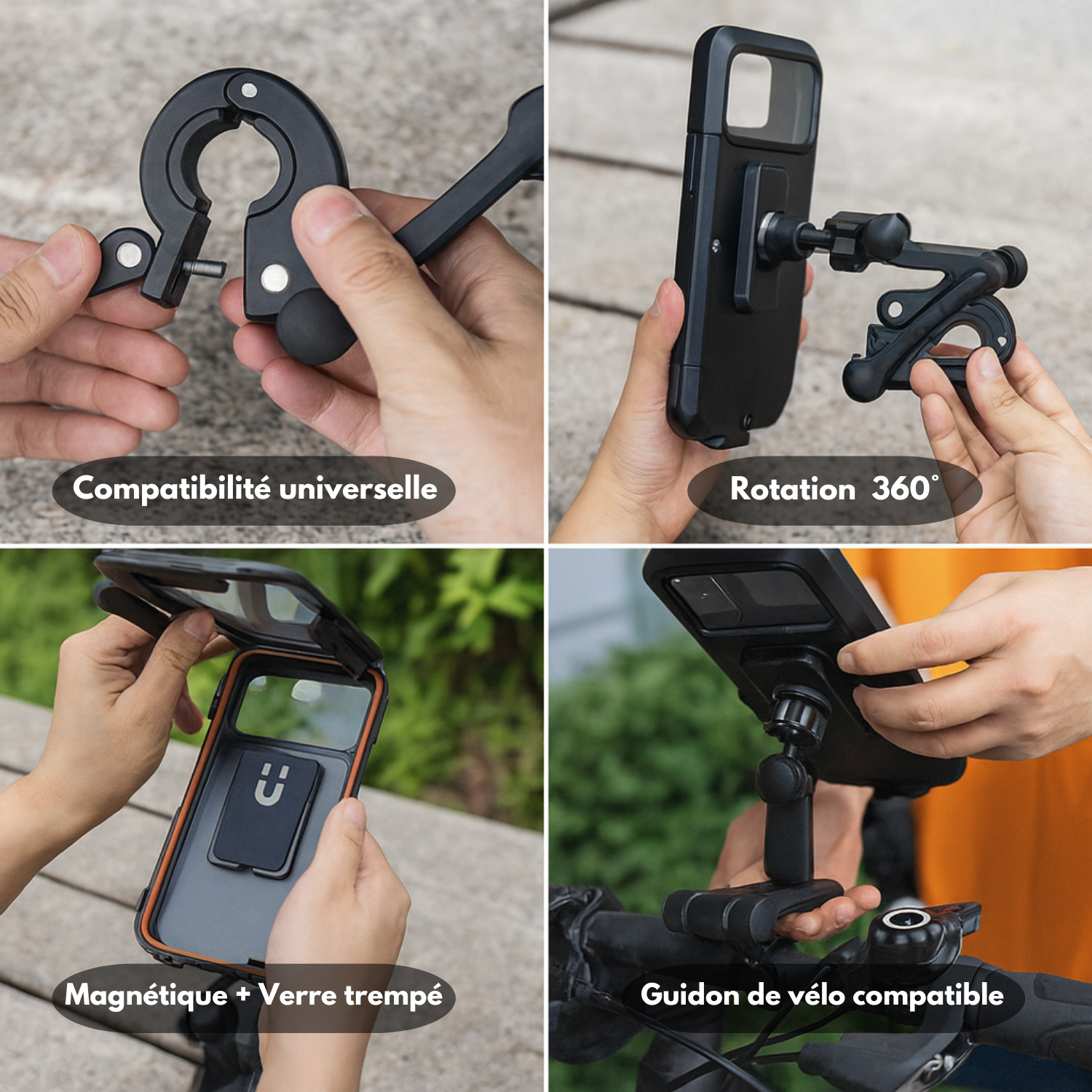 MagniRide – Supporto per telefono impermeabile a 360°
