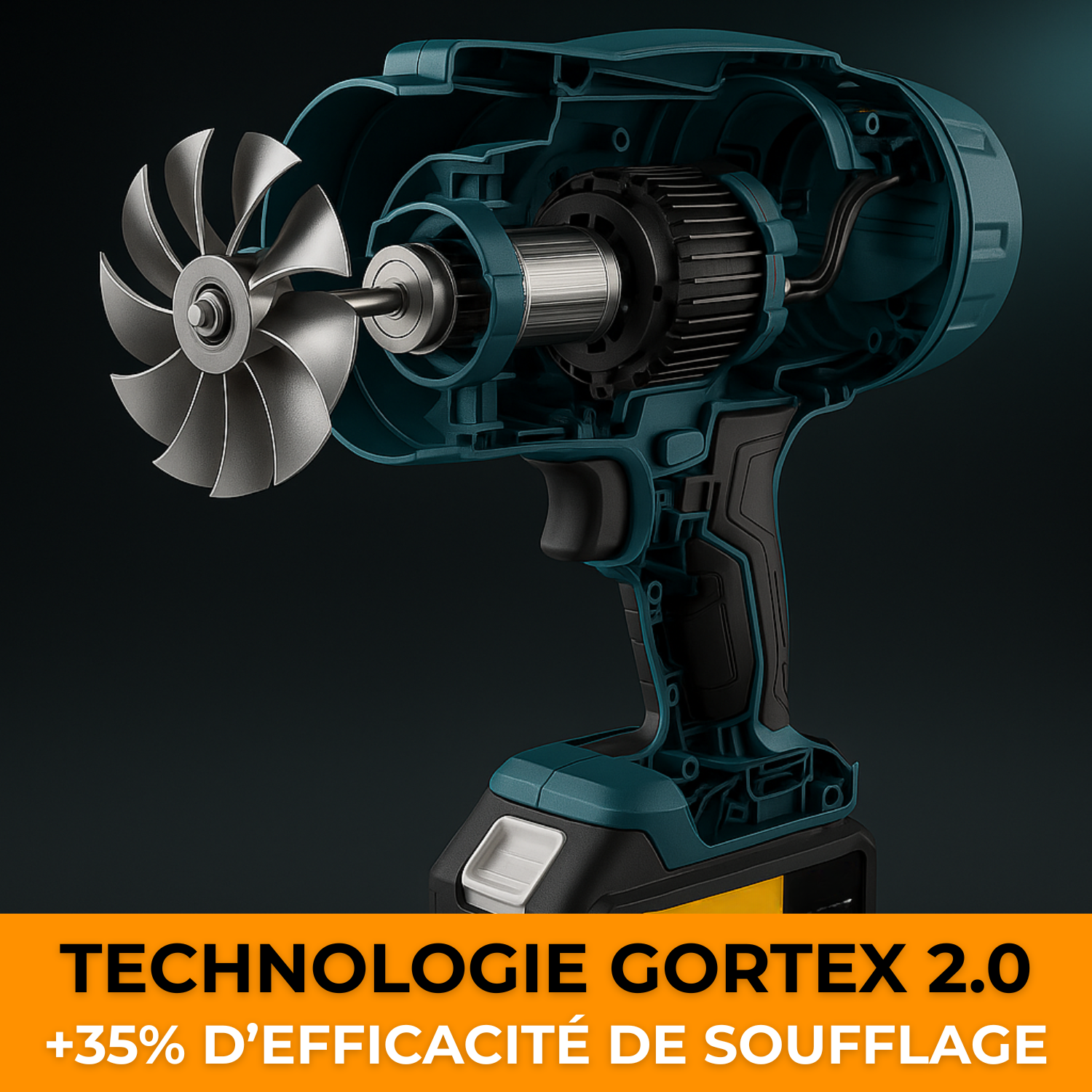 Potente soffiatore a batteria V90 PRO: compatto, leggero e ultra efficiente