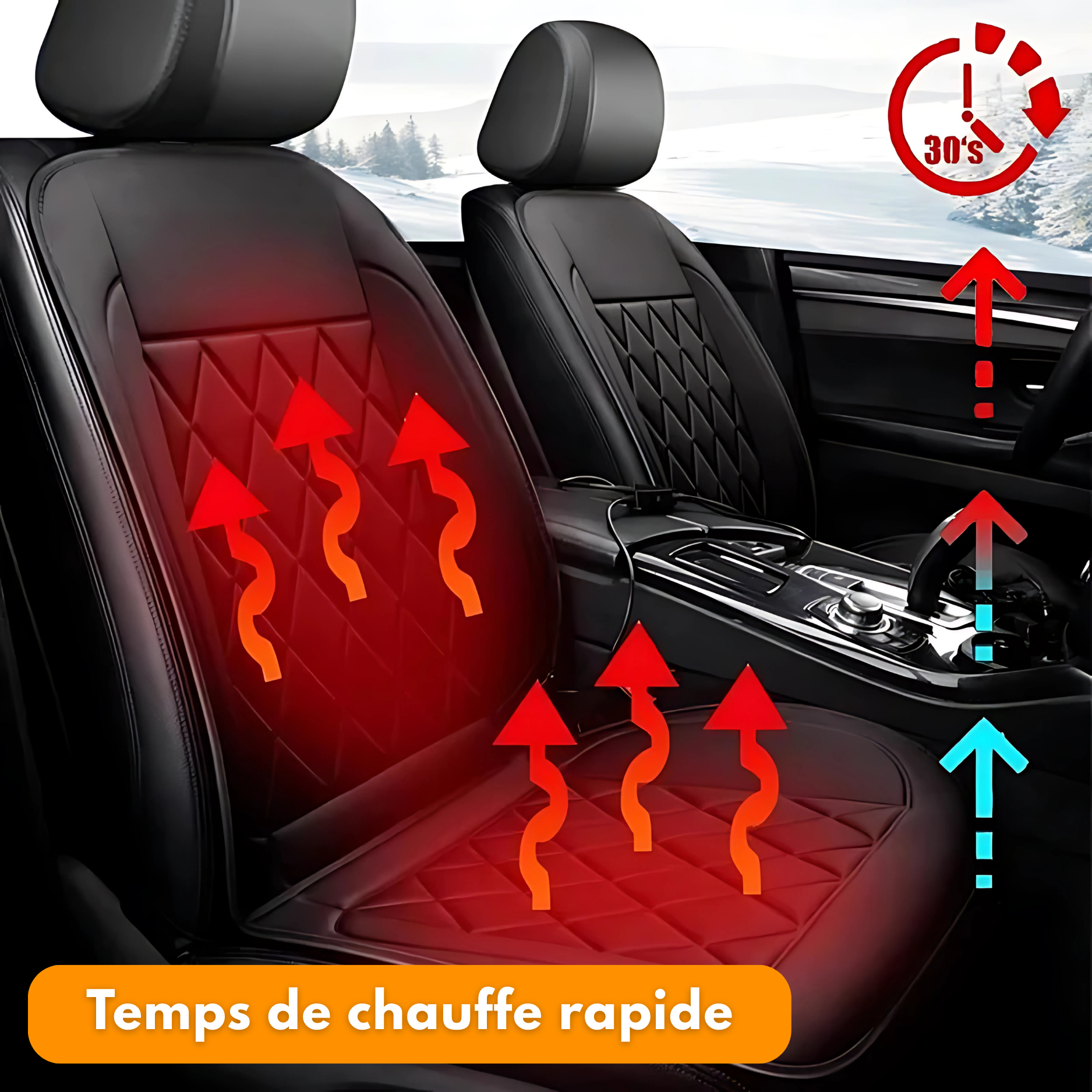 Coprisedile riscaldato per auto – Comfort termico invernale