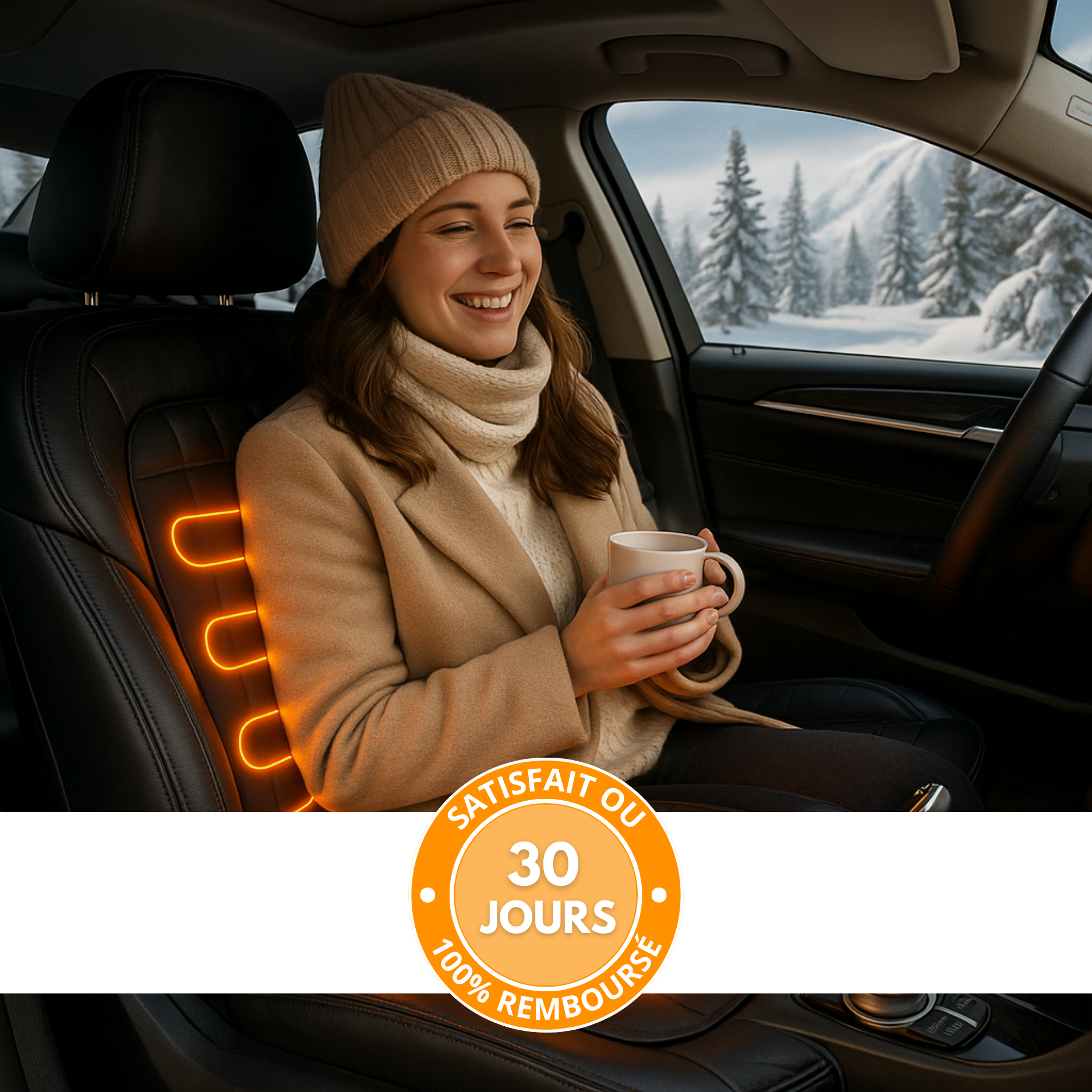 Coprisedile riscaldato per auto – Comfort termico invernale